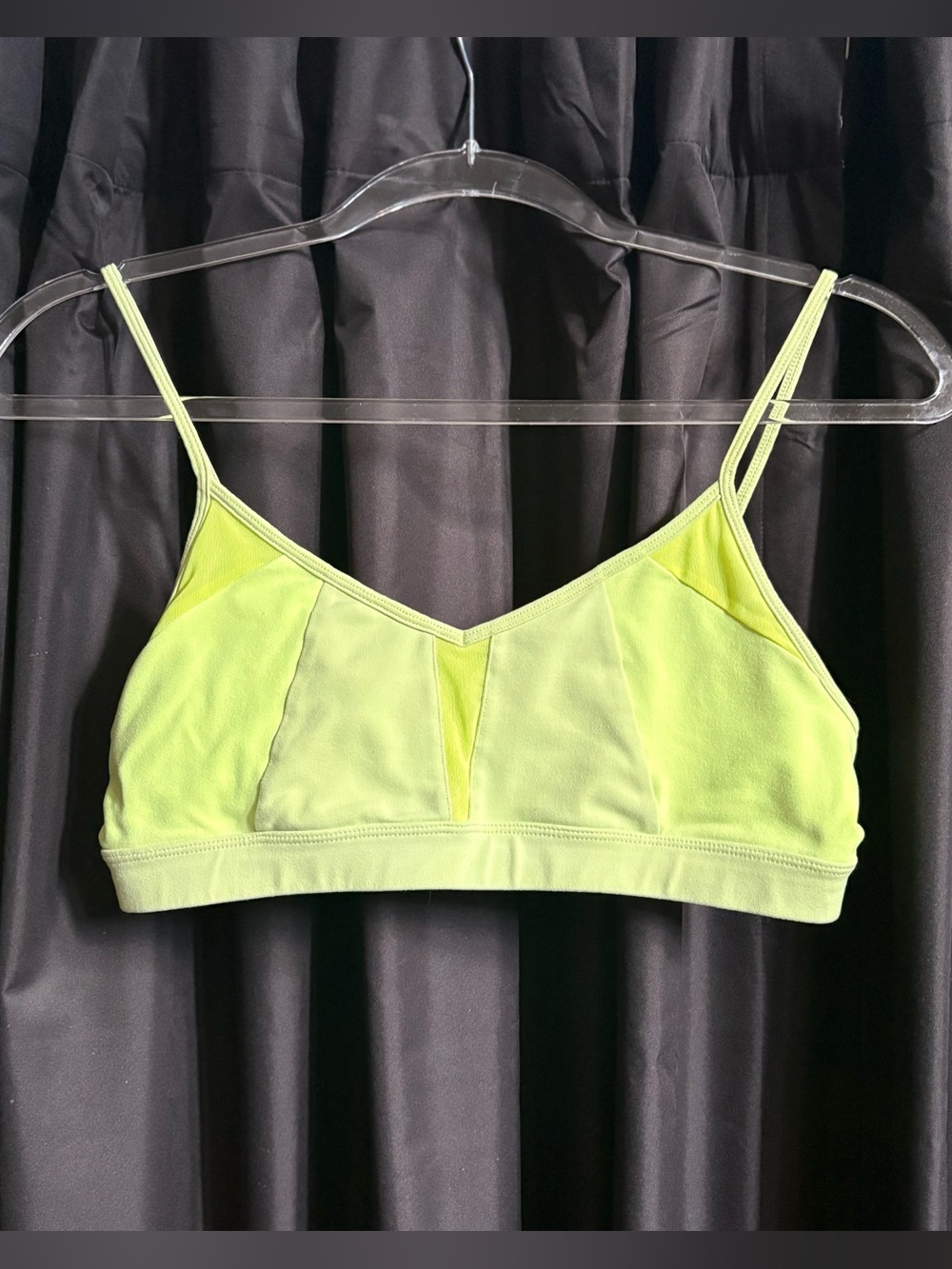 ALO Yoga Lime Chartreuse Sports Bra | Small